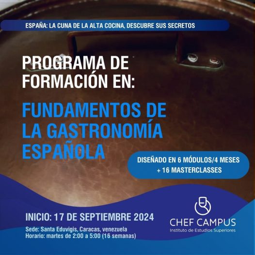 Programa de Fundamentos en Gastronomía Española