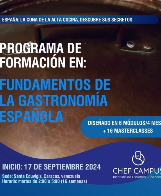 Programa de Fundamentos en Gastronomía Española