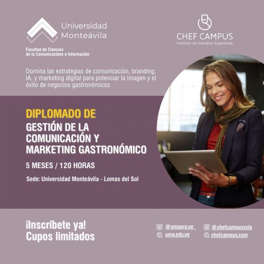 Diplomado en Gestión de la Comunicación y Marketing Gastronómico